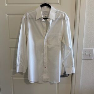 Cremieux Crisp White Oxford Dress Shirt for Men